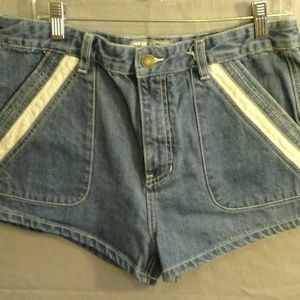 Free People Blue Jean Shorts Size 31